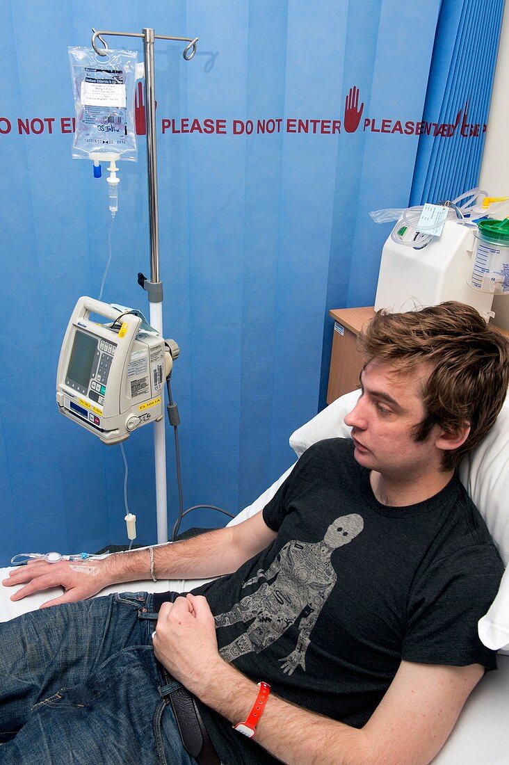 Infliximab infusion for Crohn's disease