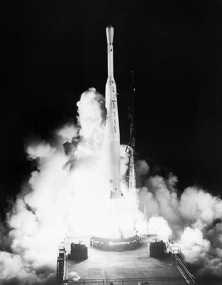 Telstar 1 satellite launch,1962