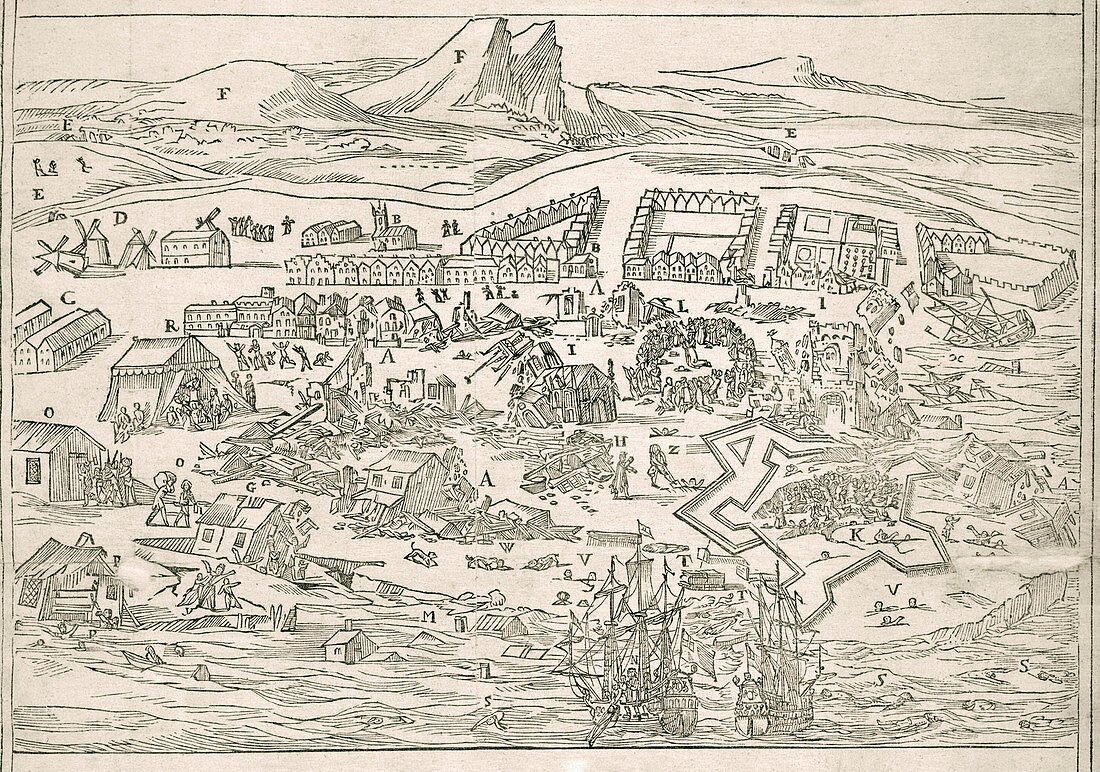 1692 Port-Royal earthquake,Jamaica