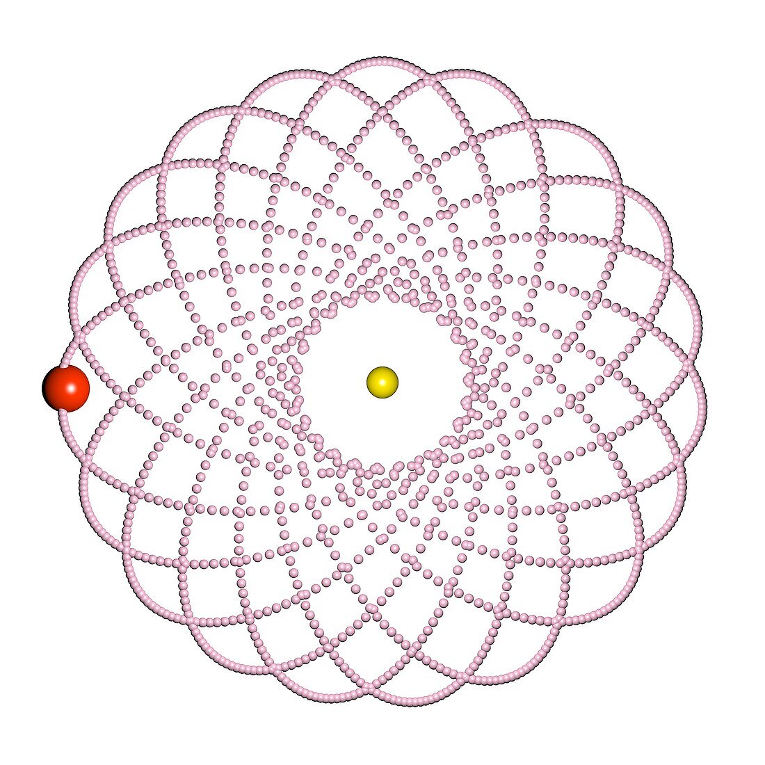 Rosetta orbit around black hole,artwork