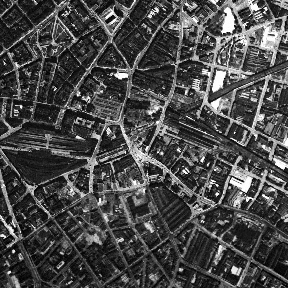 Birmingham,historical aerial photograph