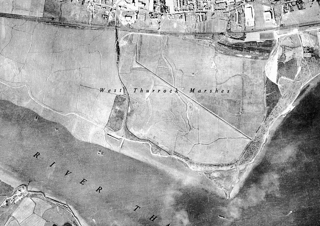 Dartford,historical aerial photograph