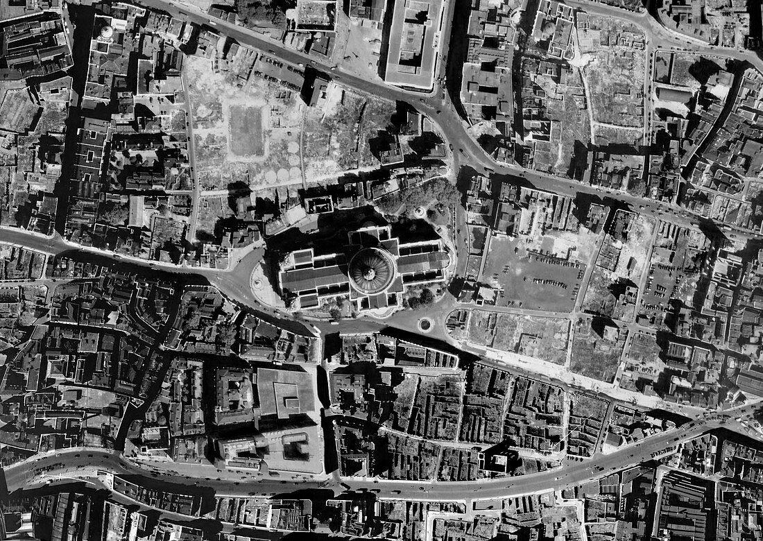 St Paul's Cathedral,historical aerial