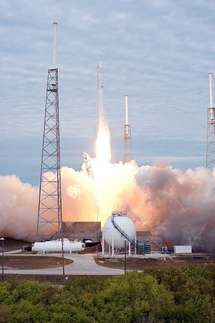 SpaceX CRS-2 launch,March 2013