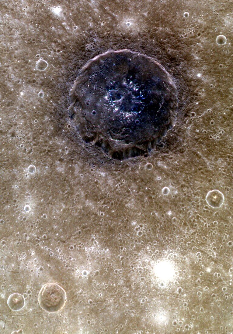 Atget crater,Mercury,MESSENGER image