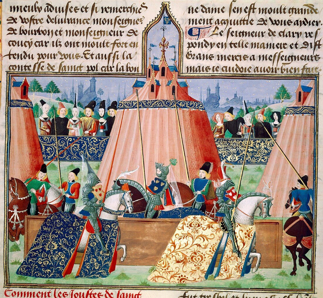St Inglevert jousting tournament,1390