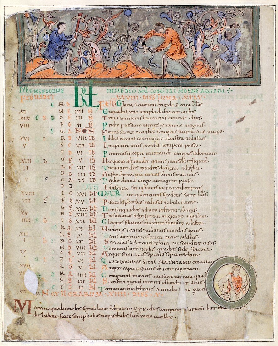 Month of February,Anglo-Saxon calendar