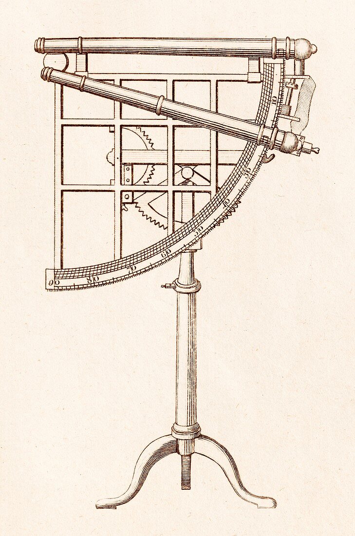 Astronomical Quadrant Illustration