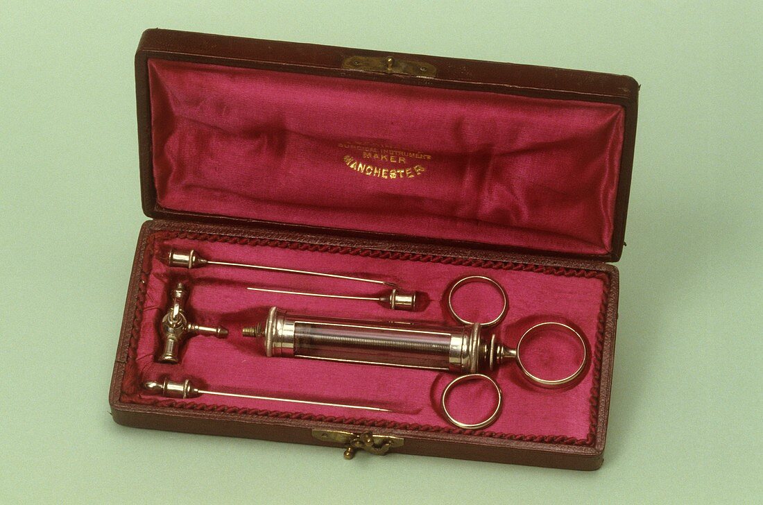 Hypodermic syringe,19th century