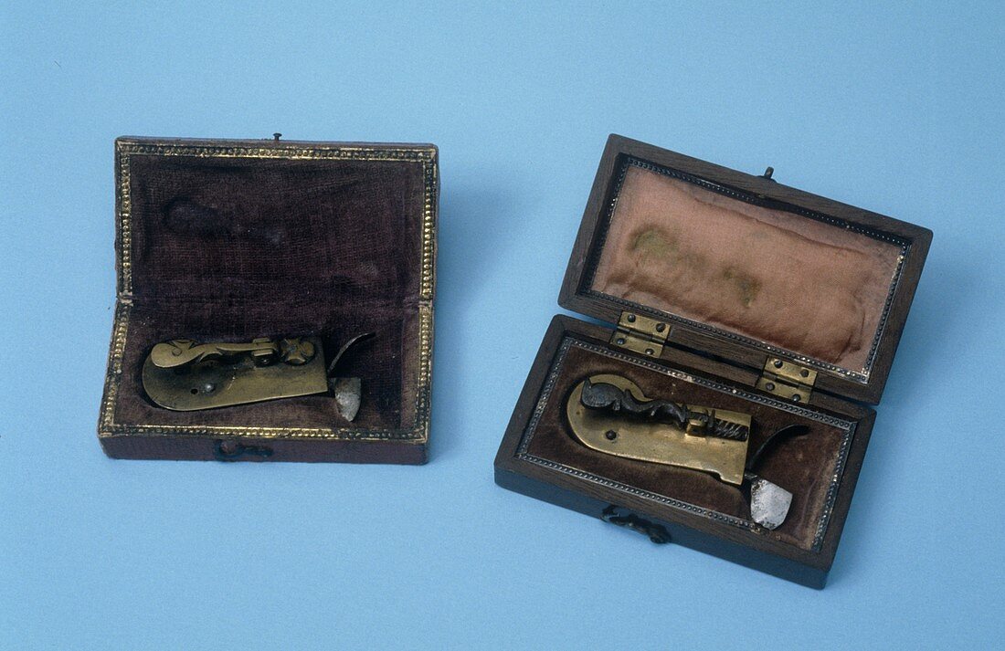 Mechanical scarificators,19th century