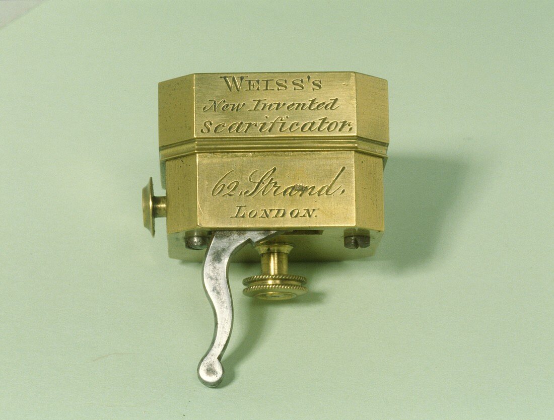 Weiss's Scarificator,circa 1820