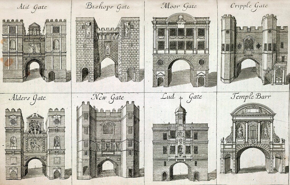Gates to the City of London,artwork