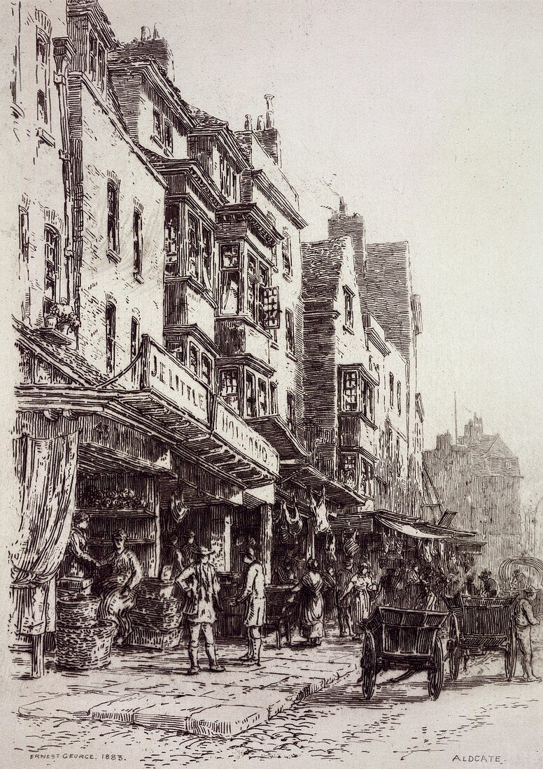 Aldgate,London,19th century