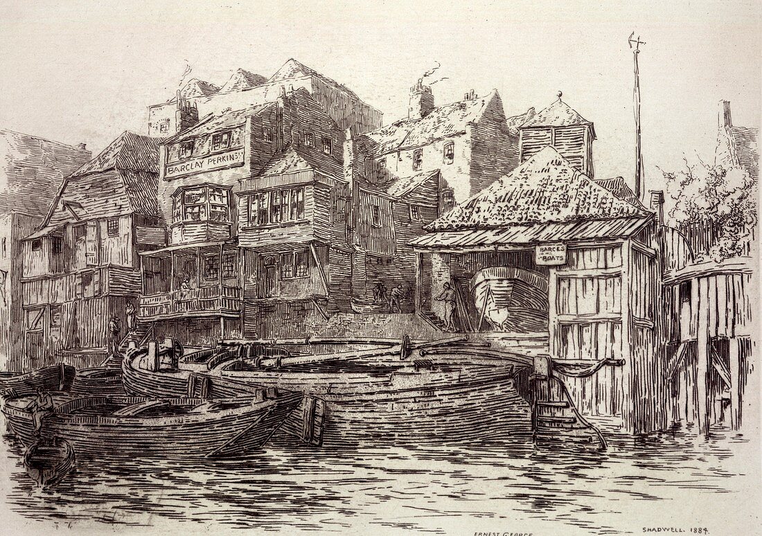 Shadwell,London,19th century