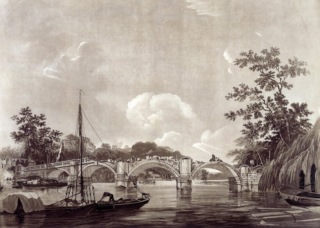 Richmond Bridge,18th century artwork