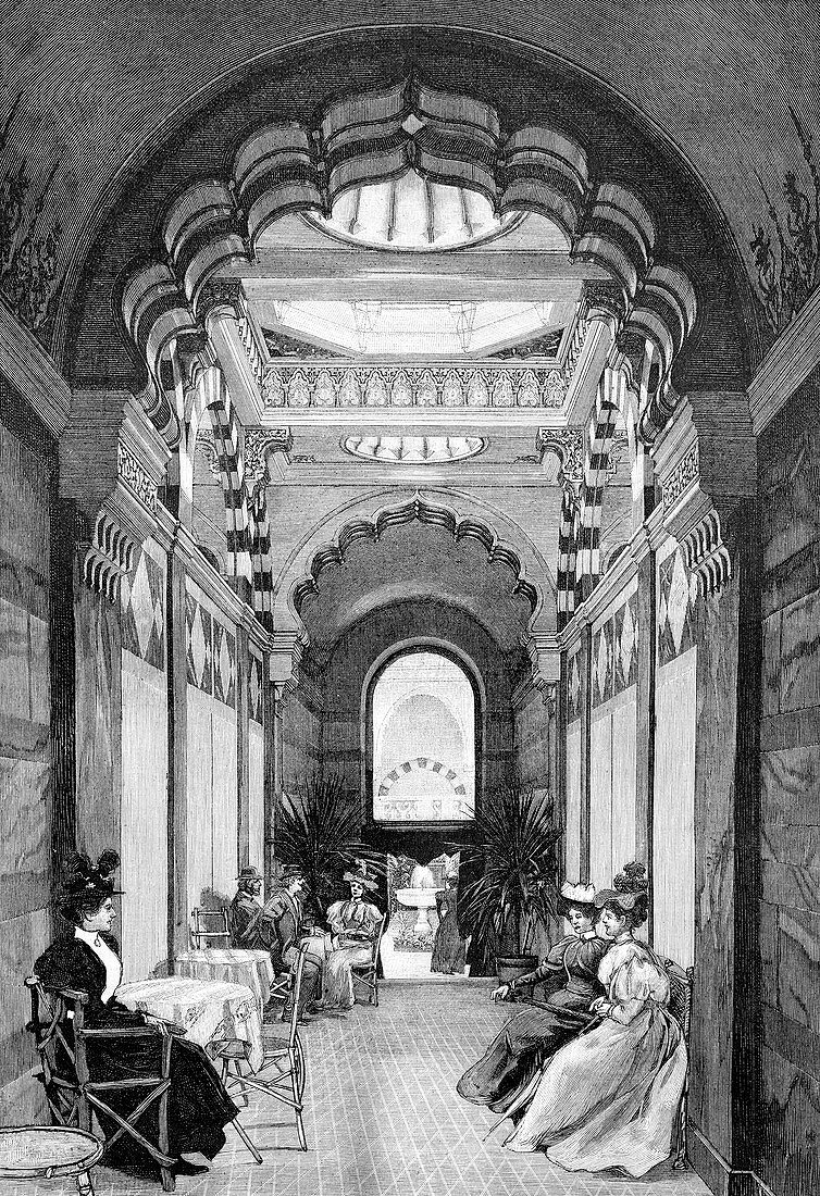 Austrian royal bathhouse,1890s
