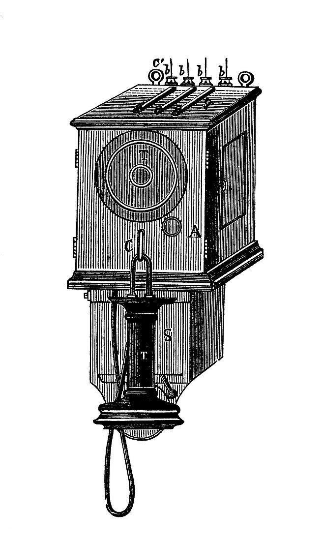 Siemens telephone,1880s