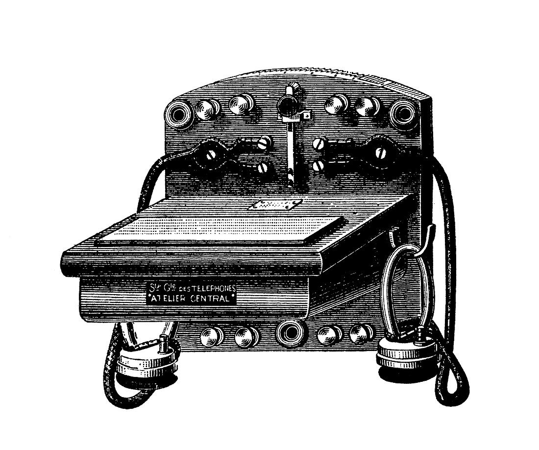 Ader-Van Rysselberghe telephone,1880s