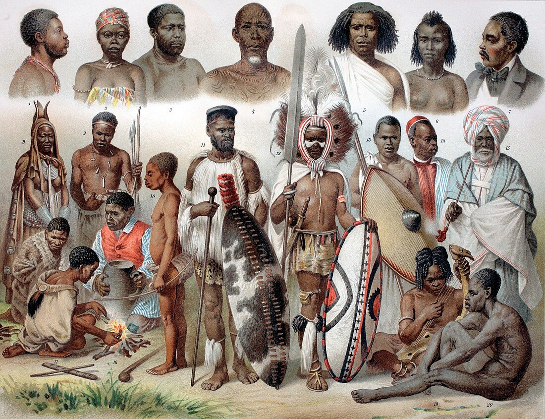 Ethnic groups of Africa,1880s