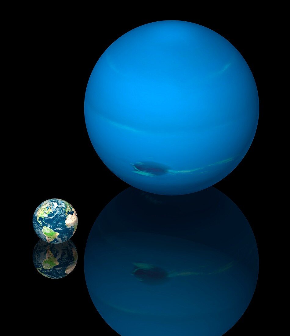 Neptune and Earth,artwork