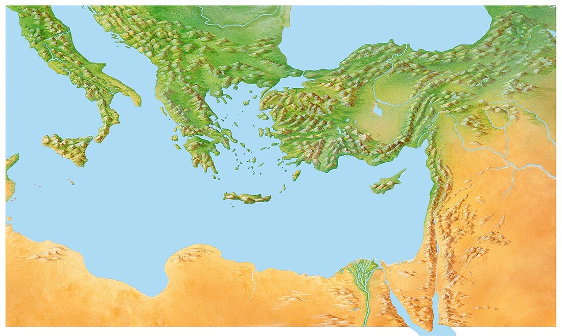 Eastern Mediterranean,artwork