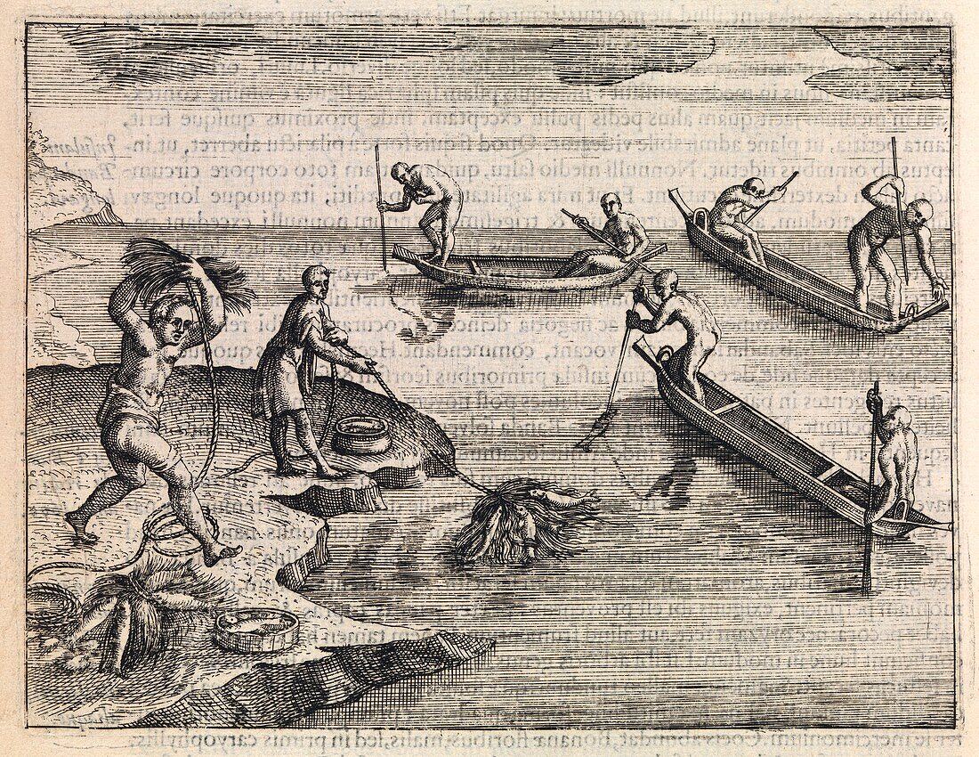 Fishing in Banda Islands,17th century