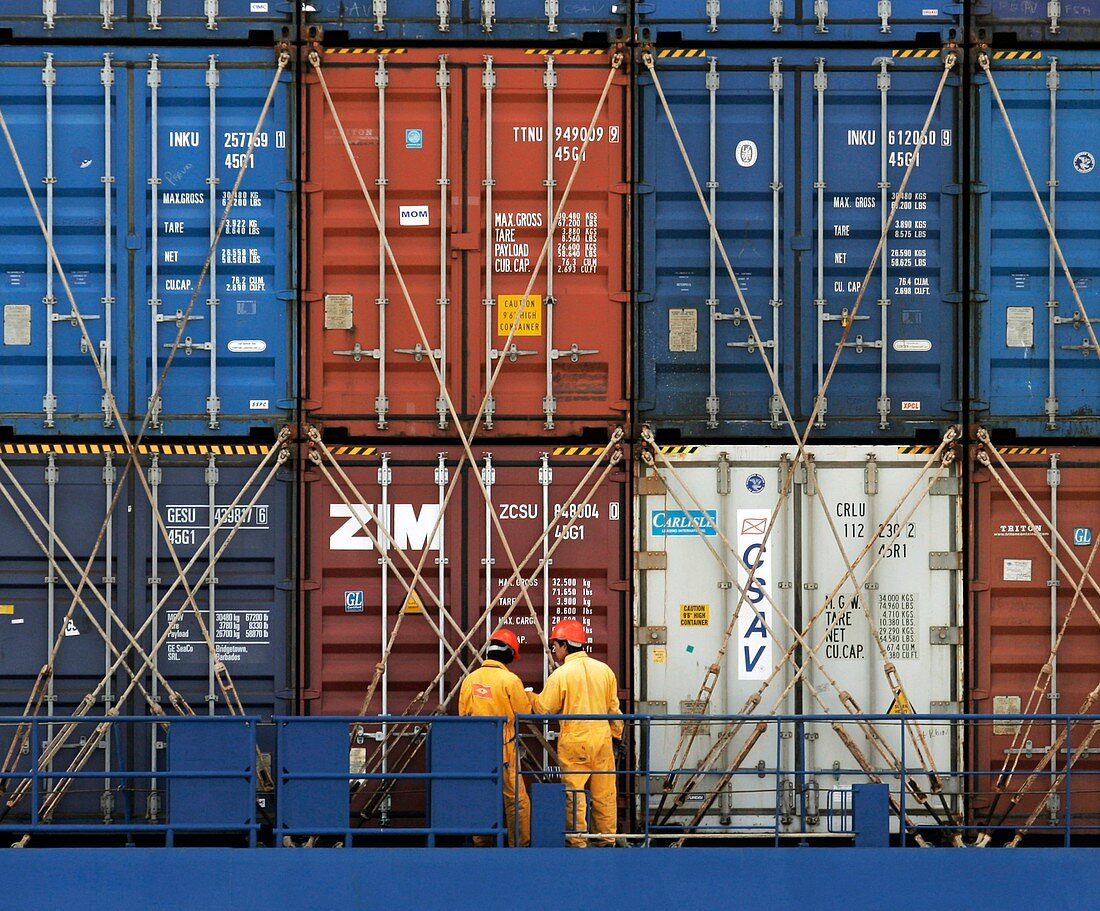 Container port,Le Havre,France