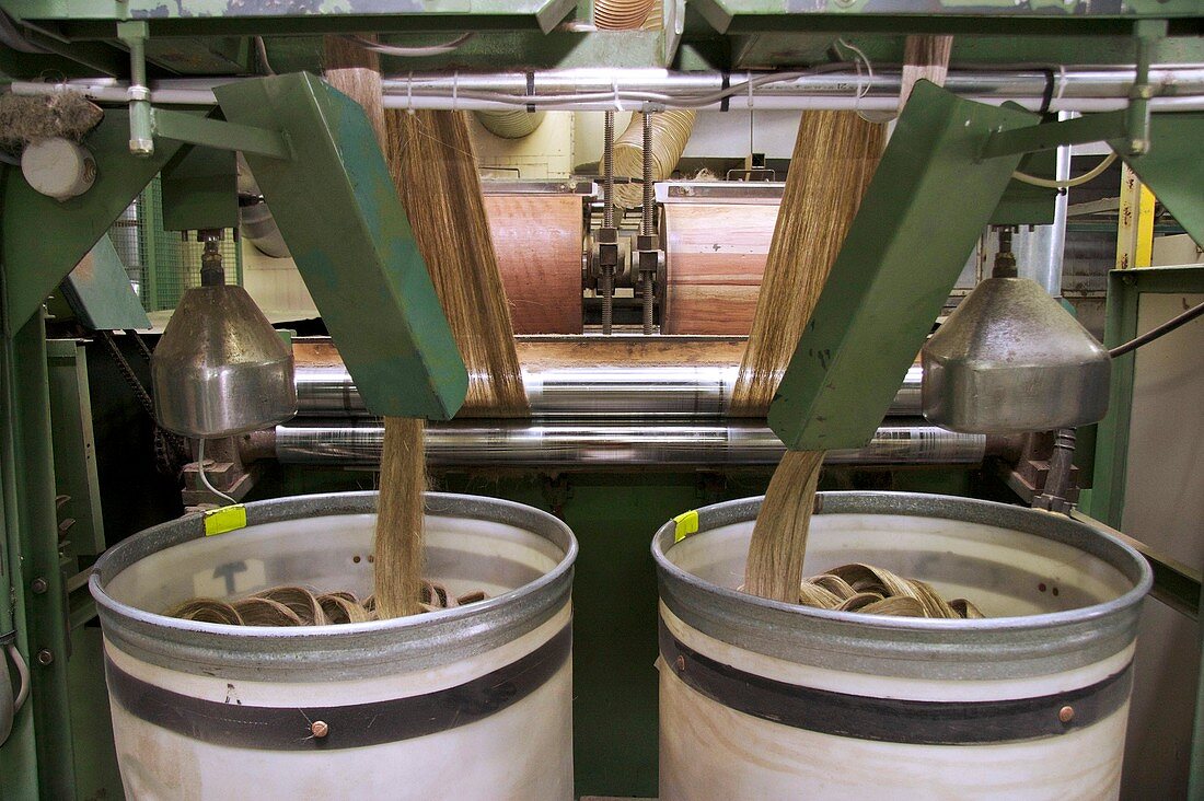 Linen manufacturing,France