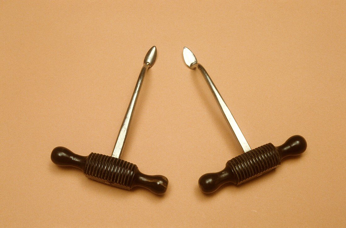 Two dental levers,circa 1890