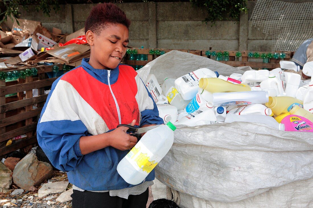 Recycling plastic,South Africa