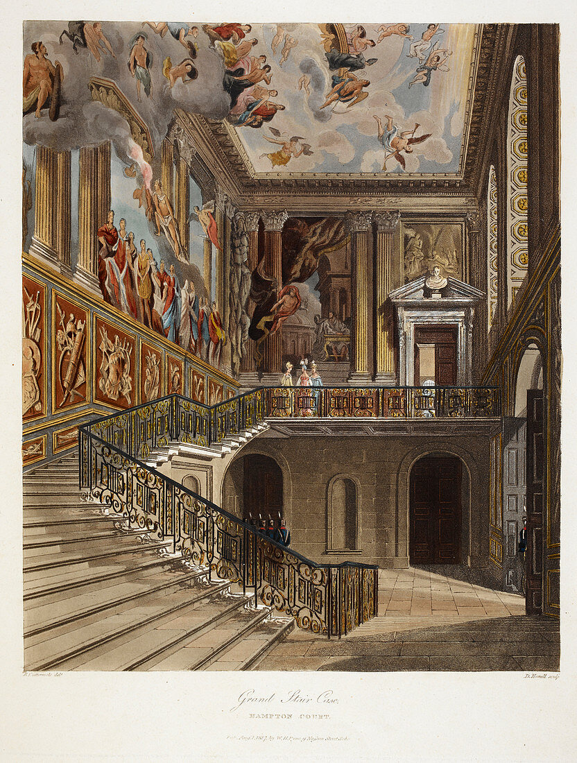 Grand Stair Case,Hampton Court