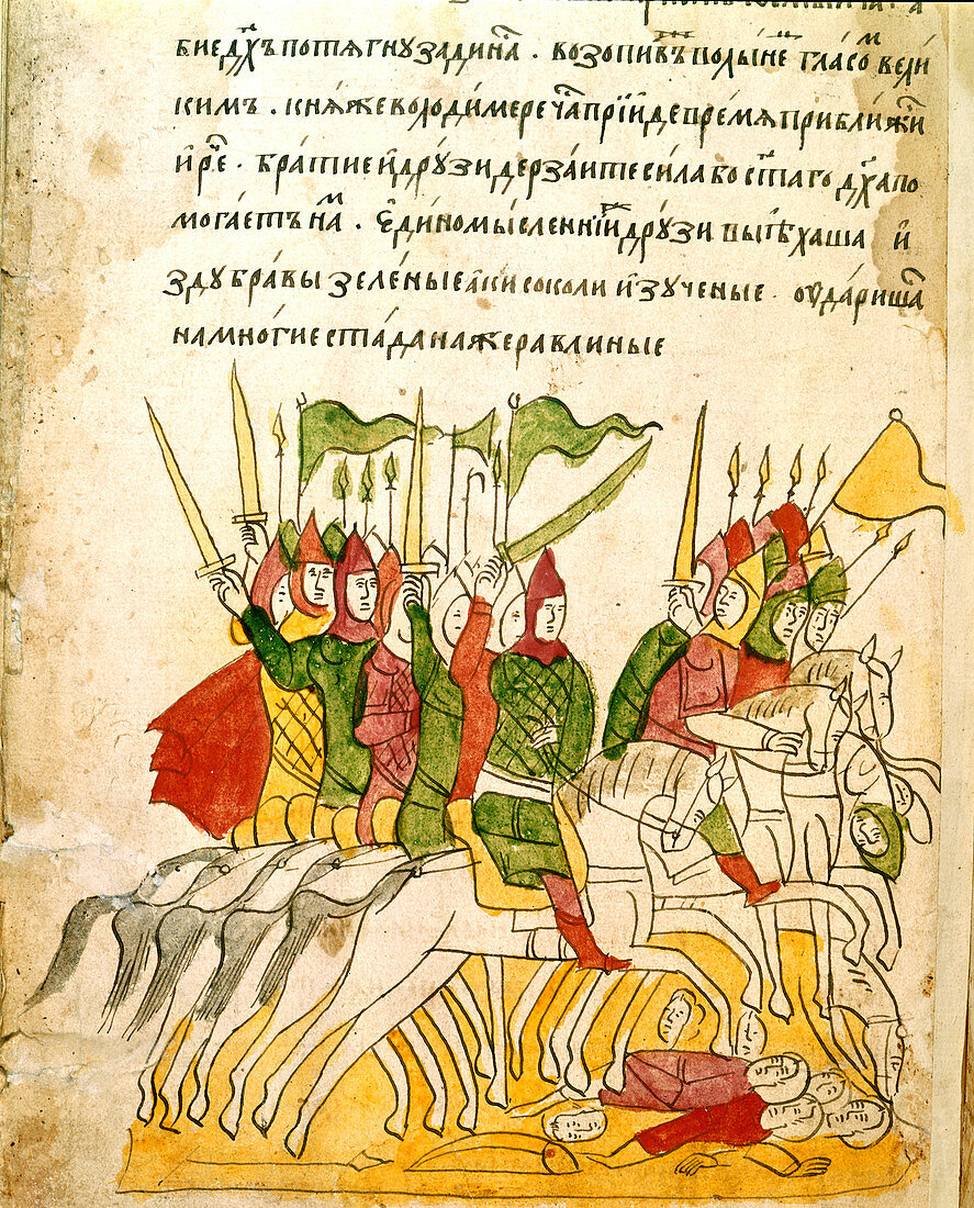 Vladimir leads his cavalry
