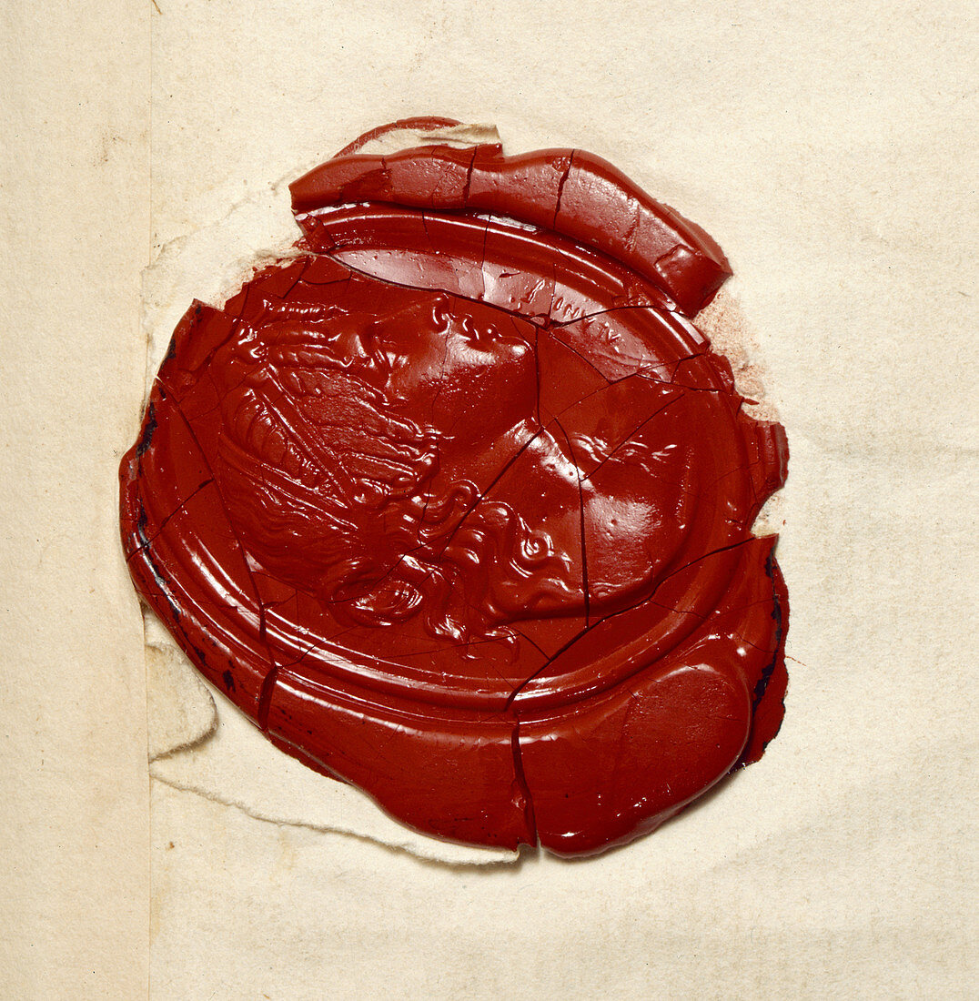Seal from letter of Lord Nelson