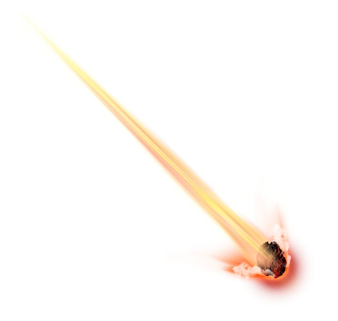 Meteor fireball,artwork