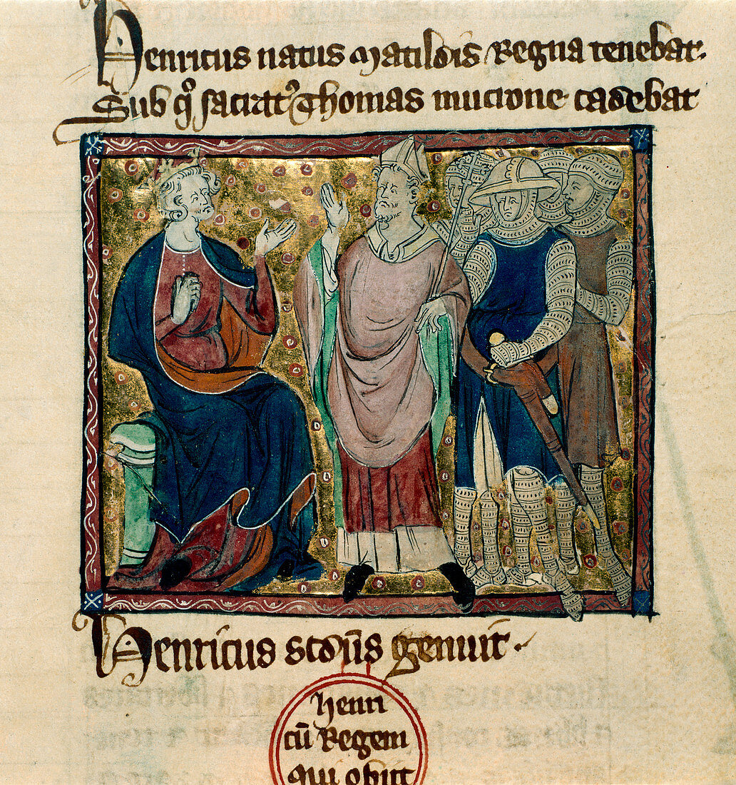 Becket before Henry II