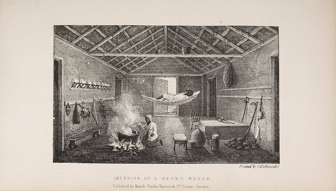 Interior of a Negro House