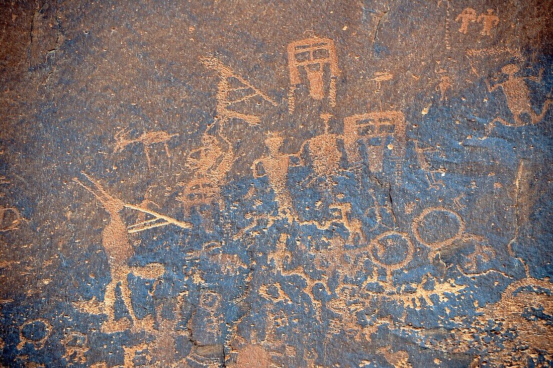 Petroglyphs,Sand Island,USA