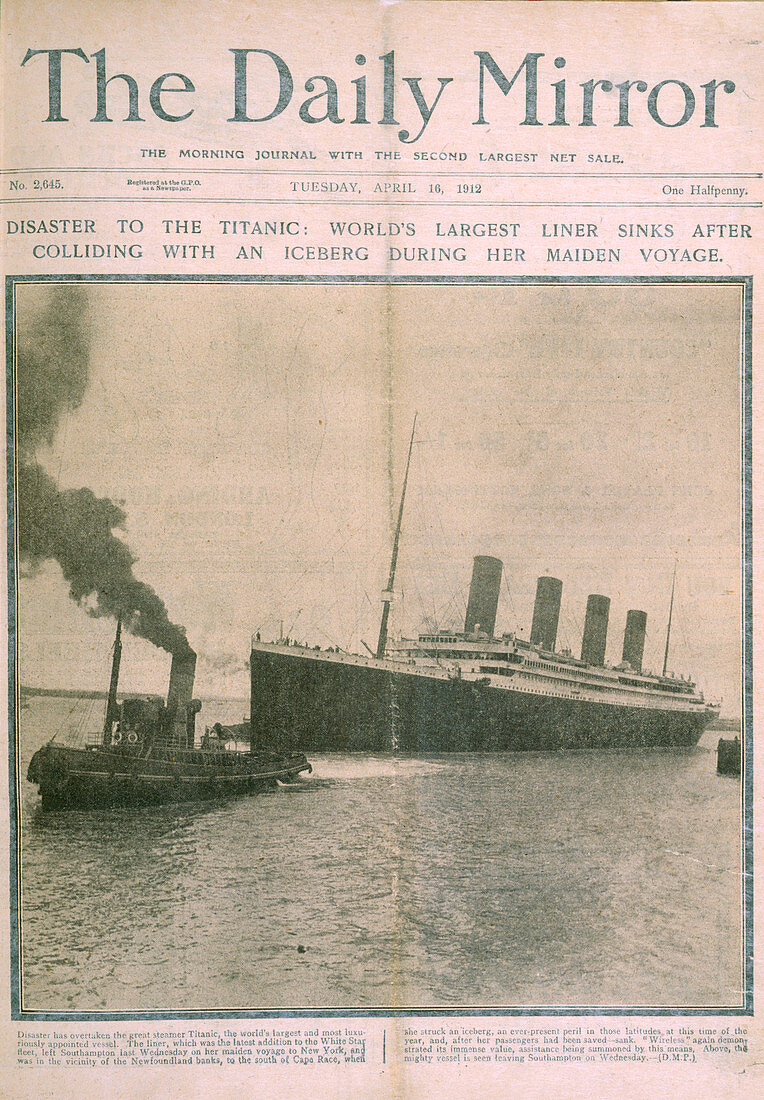 The Titanic disaster