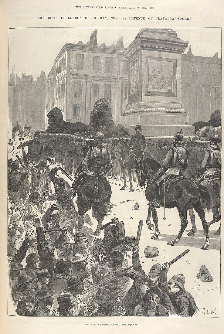 Riot in Trafalgar Square