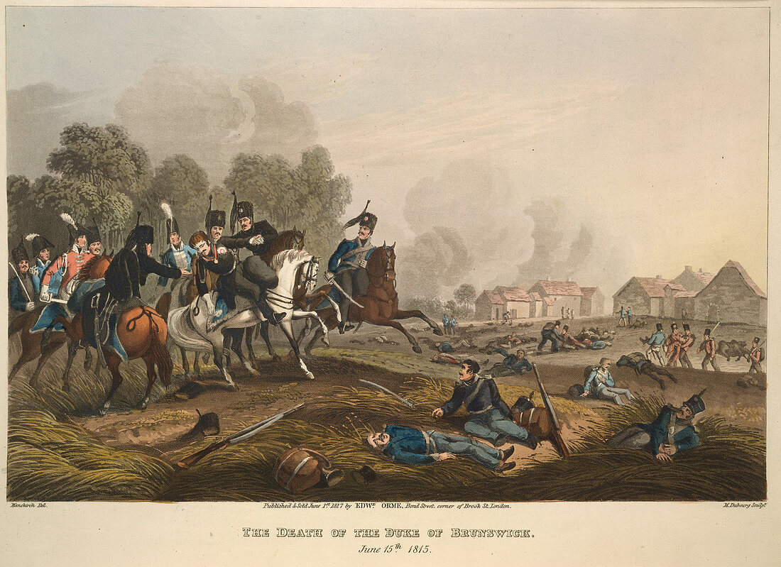 Death of the Duke of Brunswick
