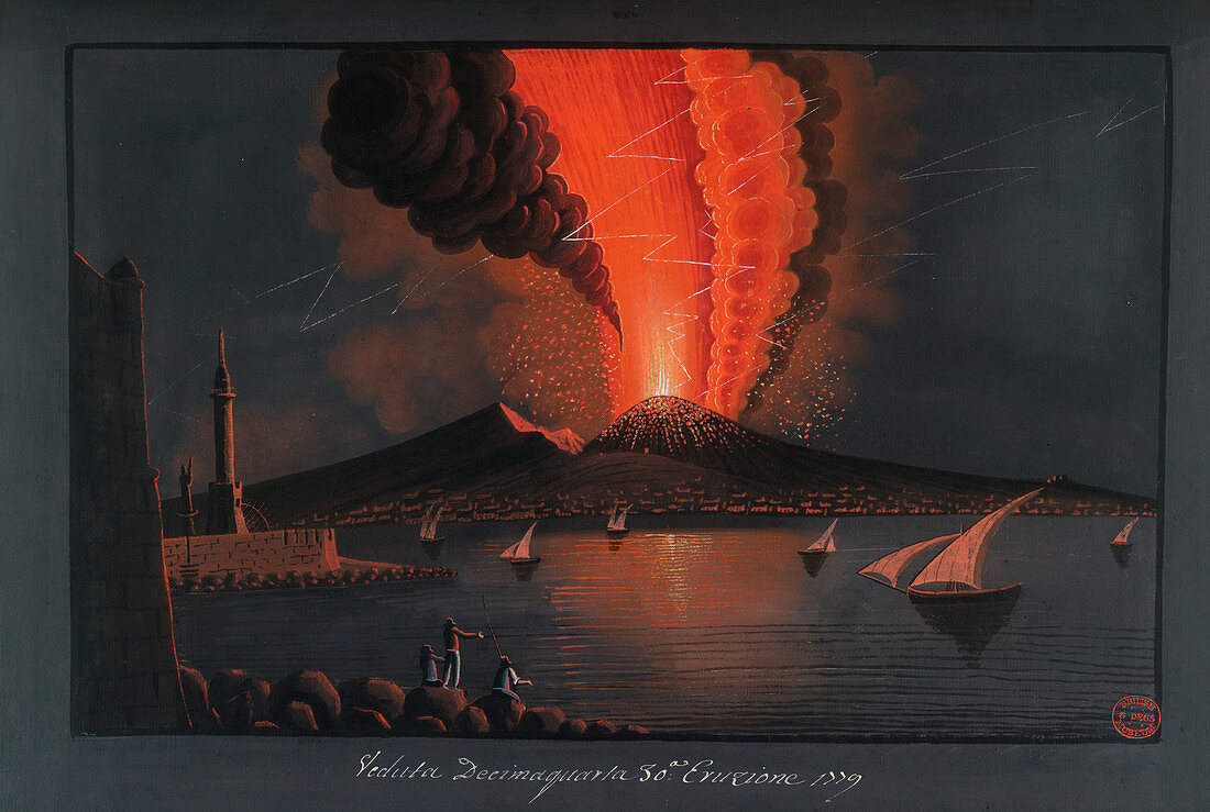 Eruption of Mt. Vesuvius,1779