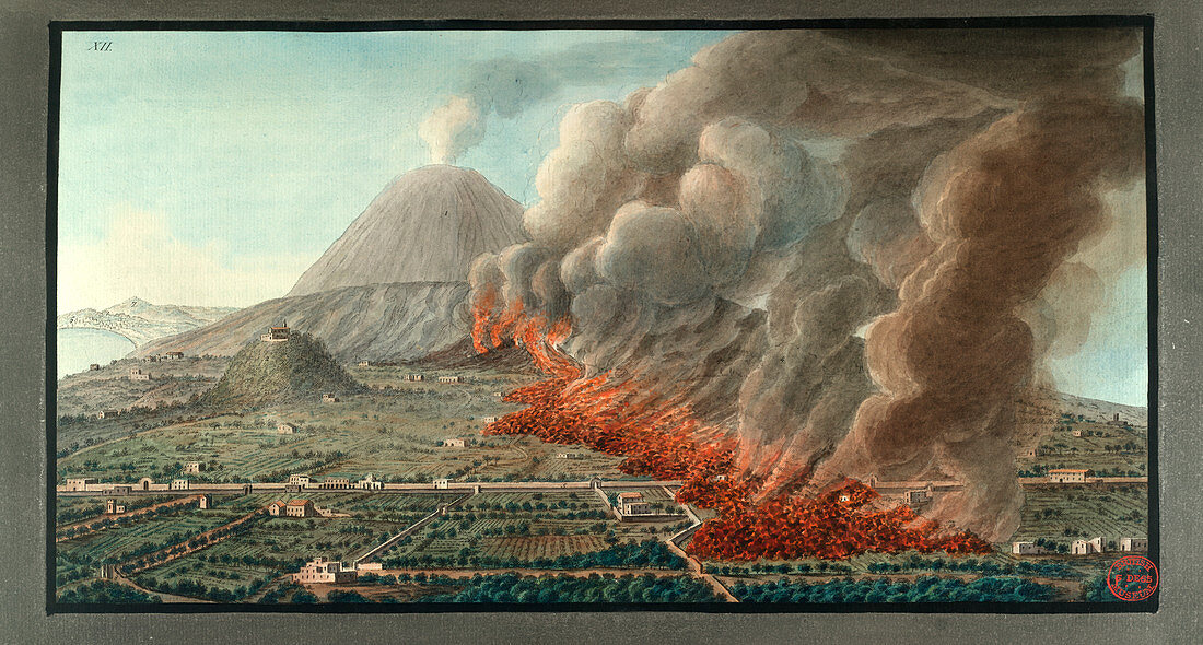 Eruption of Mt. Vesuvius,1761
