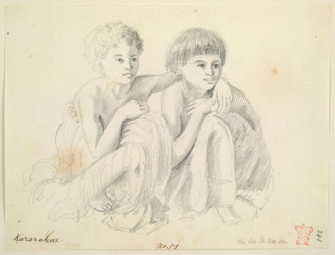 Two Maori children