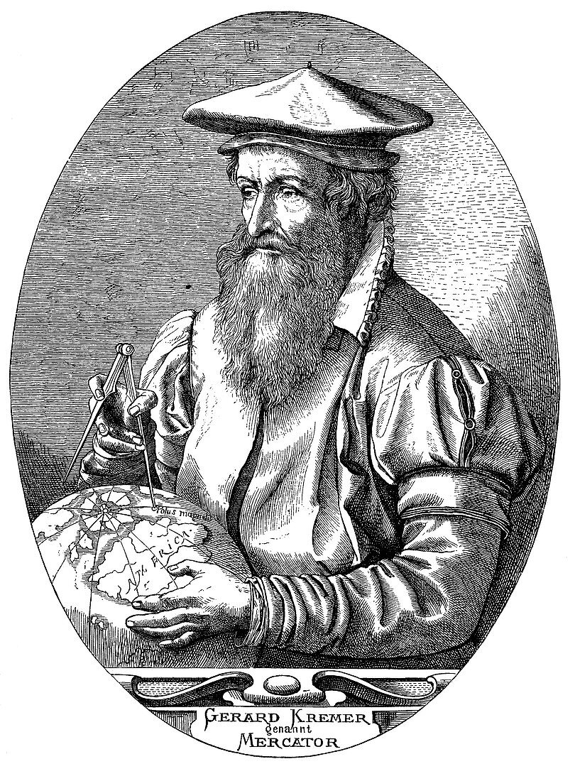 Gerardus Mercator,Flemish cartographer