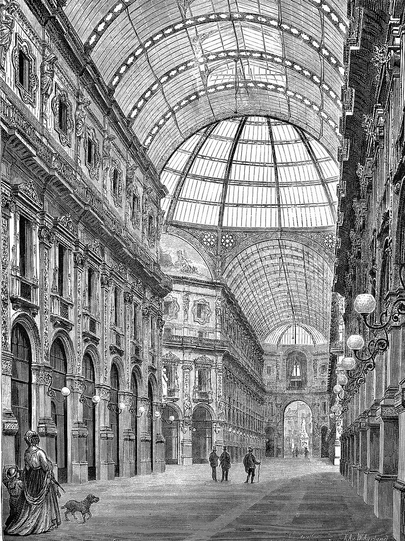 Galleria Vittorio Emanuele,19th Century