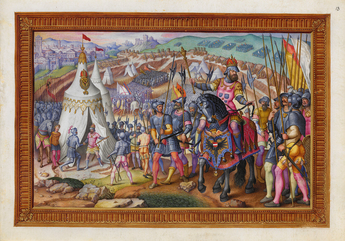A victory of Emperor Charles V of Spain