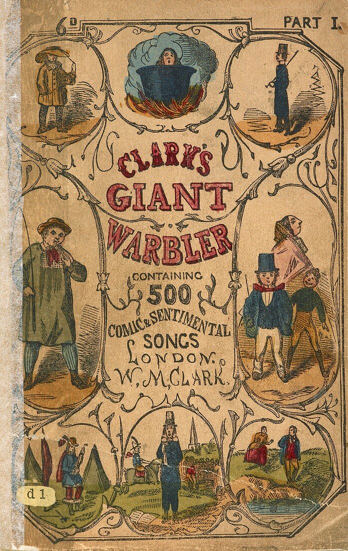Cover of a song book