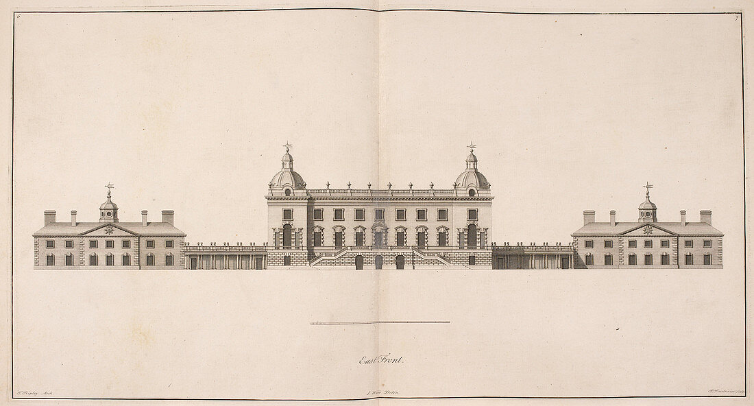 Front elevation of Houghton Hall,Norfolk