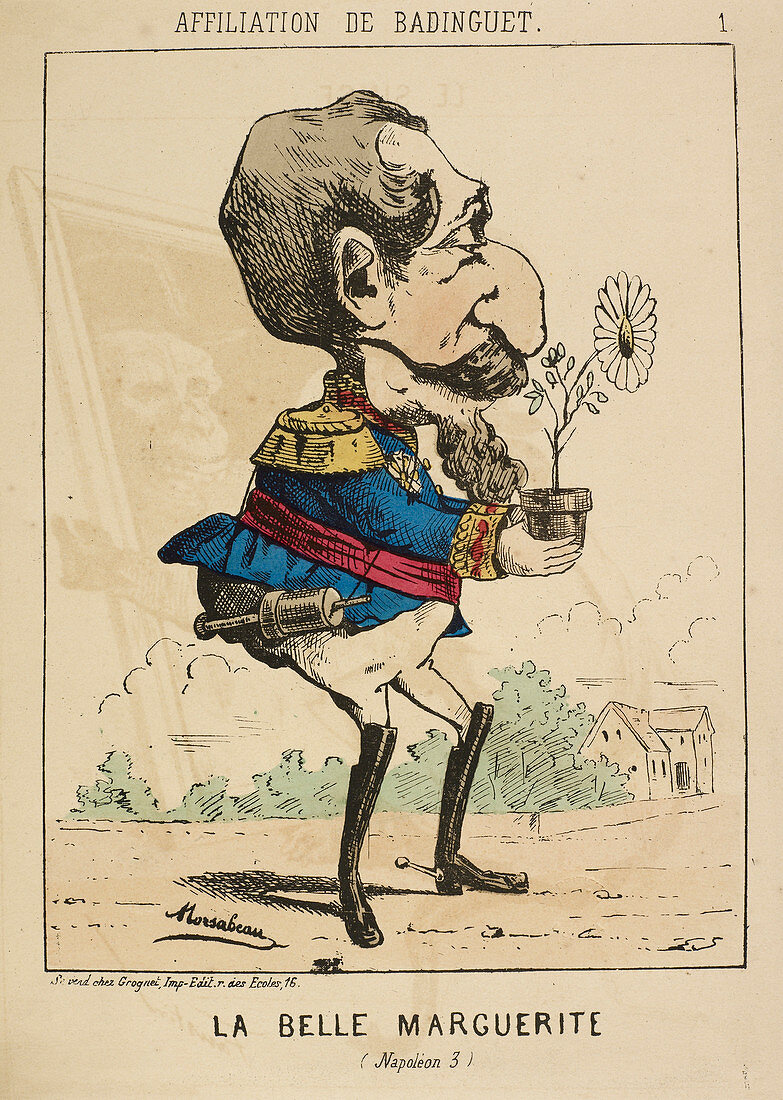 French Caricature - La Belle Marguerite