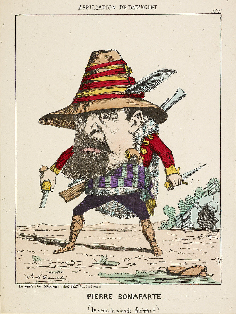 French Caricature - Pierre Bonaparte